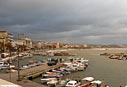 The sea front in Nea Hora, Chania