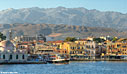 The old harbour of Chania early in the morning
