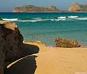 On the beach at Falasarna