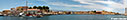 Chania harbour panorama
