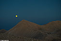 Full moon rising in the White Mountains