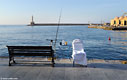 Fishing in Chania harbour