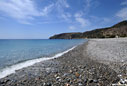 Deserted beach of Sougia