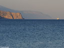 The ferryboat "Samaria" on its way to Paleochora