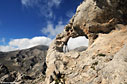 Rock arch in the White Mountains