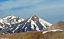 The summits of Grias Soros and Svourikti seen from Kastro