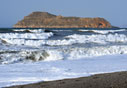 Stormy sea in Platanias