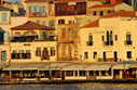 Houses on Chania harbour