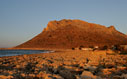 Stavros hill at sunset