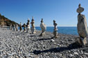 Beach art in Sougia