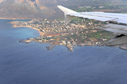 Arriving in Crete: flying over Stavros