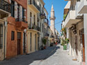 A minaret in Chania's old town