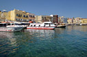 Excursion boats in Chania harbour