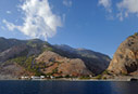 Agia Roumeli from the sea
