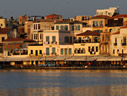 Early morning on the Chania sea front