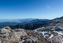Almyros Bay from the northern White Mountains