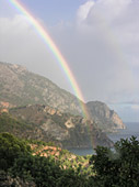 A rainbow along the South coast near Sougia