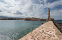General view of Chania harbour