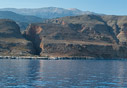 The gorge of Aradena from the sea
