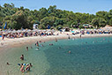 At the beach in Agii Apostoli