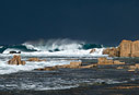 Stormy sea at Stavros