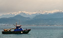 Fishing boat in the Bay of Kissamos