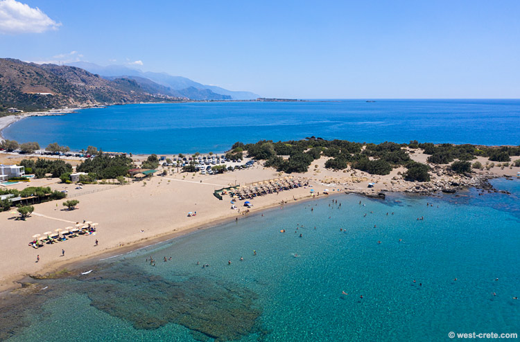 Grammeno beach   -  click on the image to enlarge