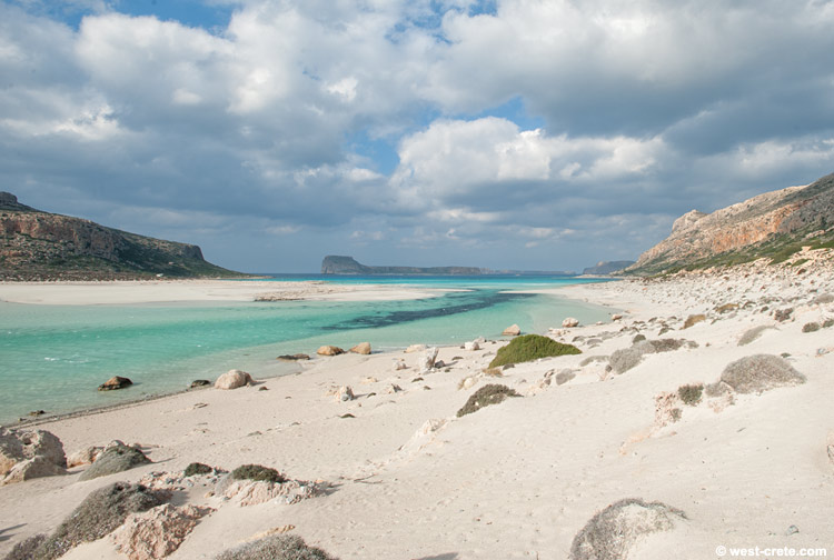 Balos lagoon -  click on the image to enlarge