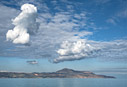 The Akrotiri peninsula seen from Almyrida