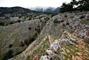 Paved track across the gorge of Aradena