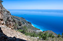 High above Domata beach