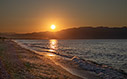 Gerani beach sunset