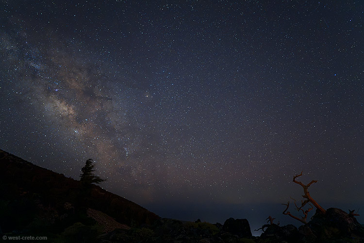 Night time above the gorge of Agia Irini - click on the image to enlarge Night time above the gorge of Agia Irini - click on the image to enlarge