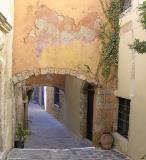 An alley in the old town of Chania.