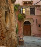 An alley in the old town of Chania.