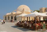 The mosque of the Janissaries on the harbour of Chania