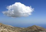 Lone cloud in the High Desert