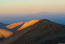 View of Psiloritis from the summit of Pachnes (summer at sunset time)